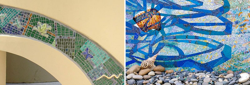 Mosaic-sculptures